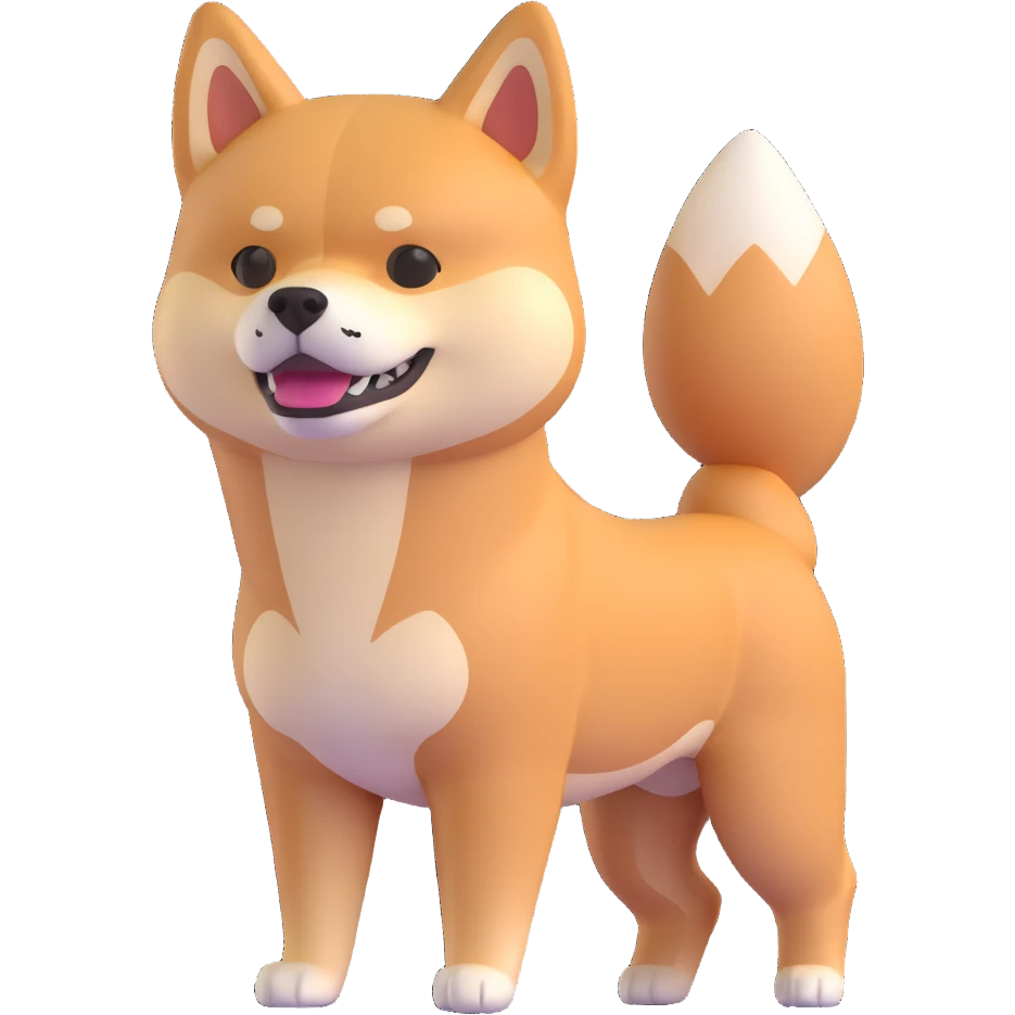 shiba inu muscular emoji
