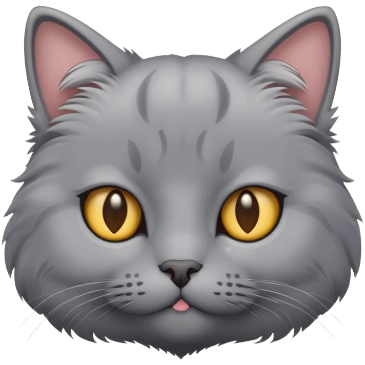 A pit I’ll grey and cute  emoji