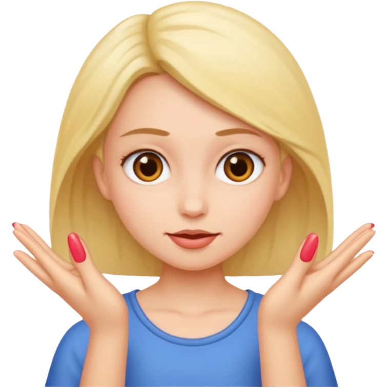 Girl fingerings her vagina emoji
