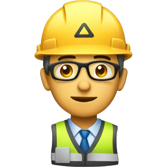 Engineer emoji with hard hat emoji