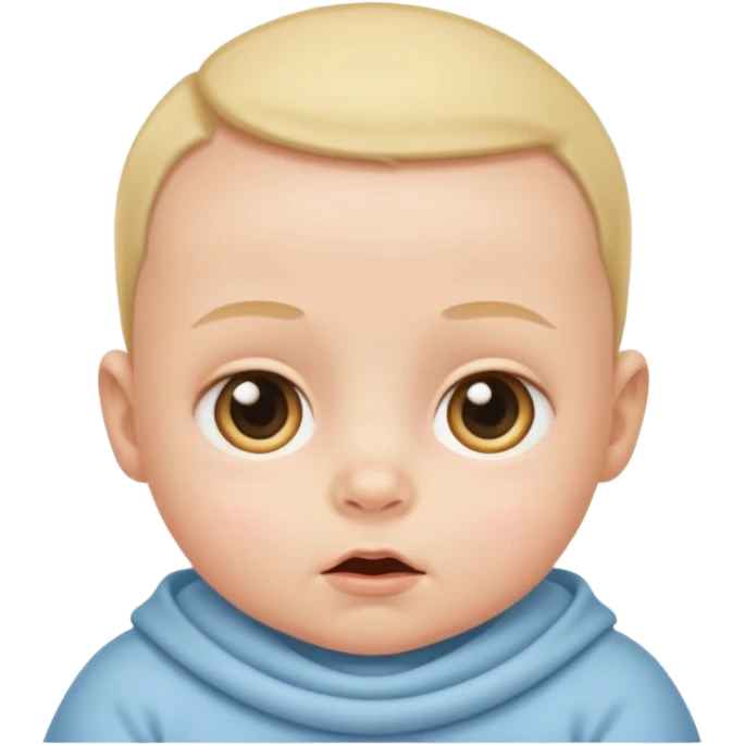 Baby wide awake emoji