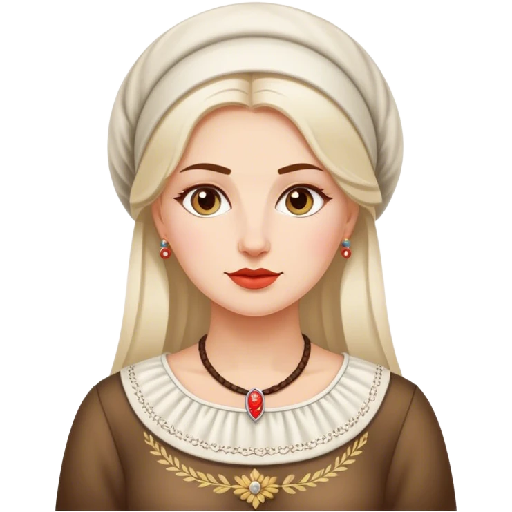 traditional polish european woman modern emoji