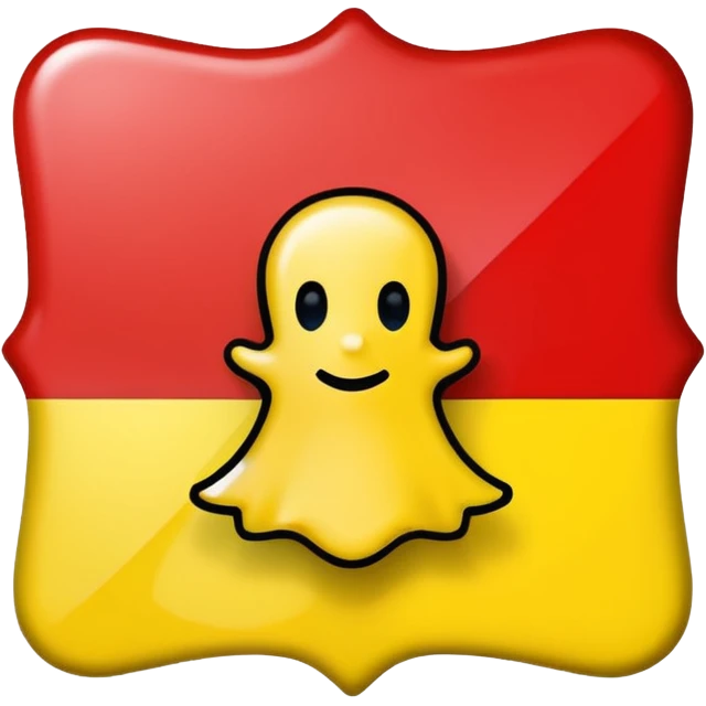 App logo for Snapchat with red X through it emoji