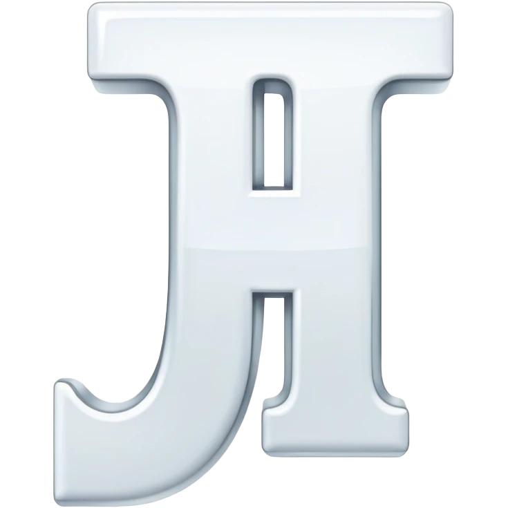 the white letter I



 emoji
