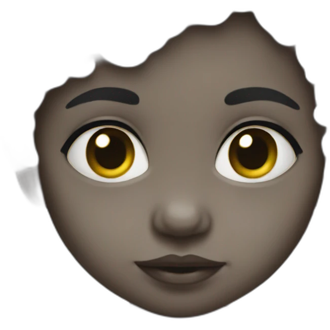 Baby with grey skin emoji