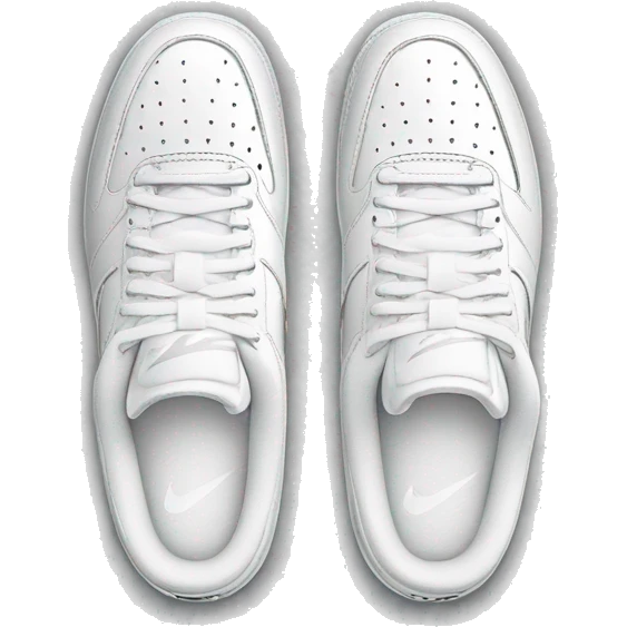 Nike Air Force 1 White emoji