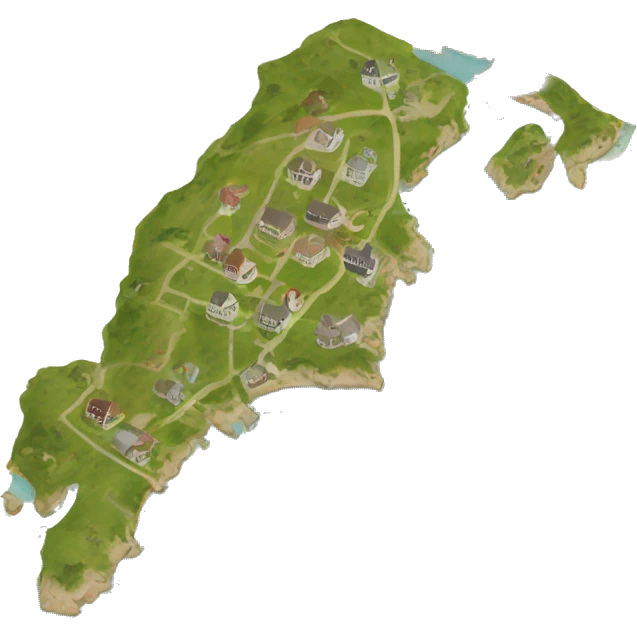 Map of Nantucket MA, USA emoji