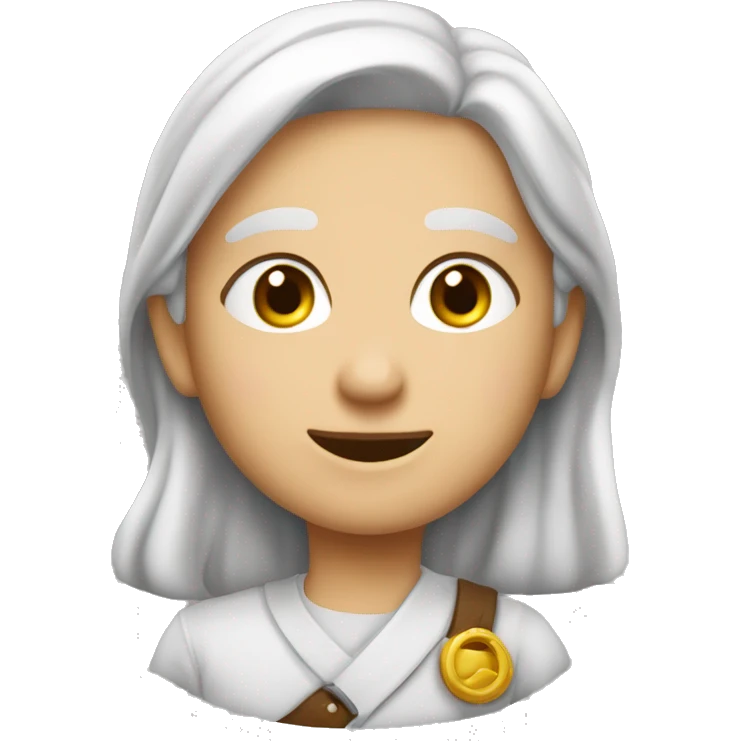 şirinler karakterlerinde gözlük takan kız bir şirine emoji