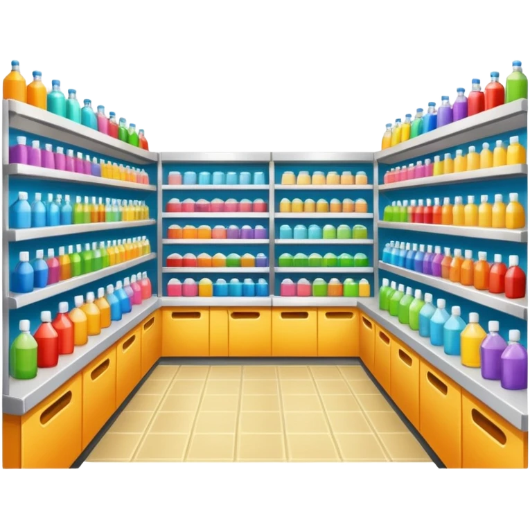 Supermarket cleaning section emoji