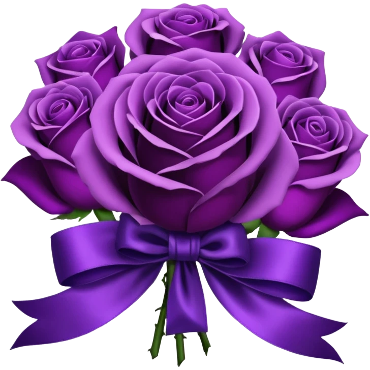 Generate purple rose bouquet emoji