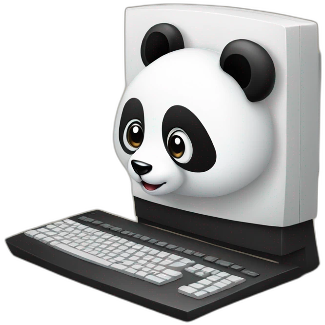 panda computer emoji