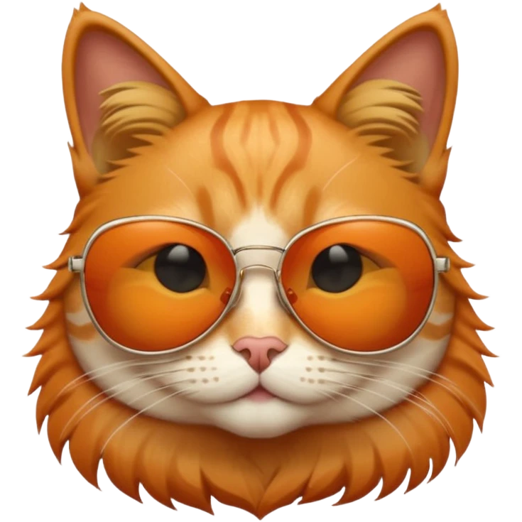 Cat with sun glasses emoji