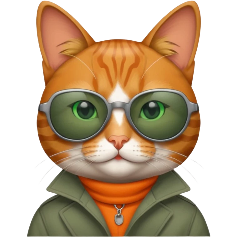 Cat wearing sunglasses emoji