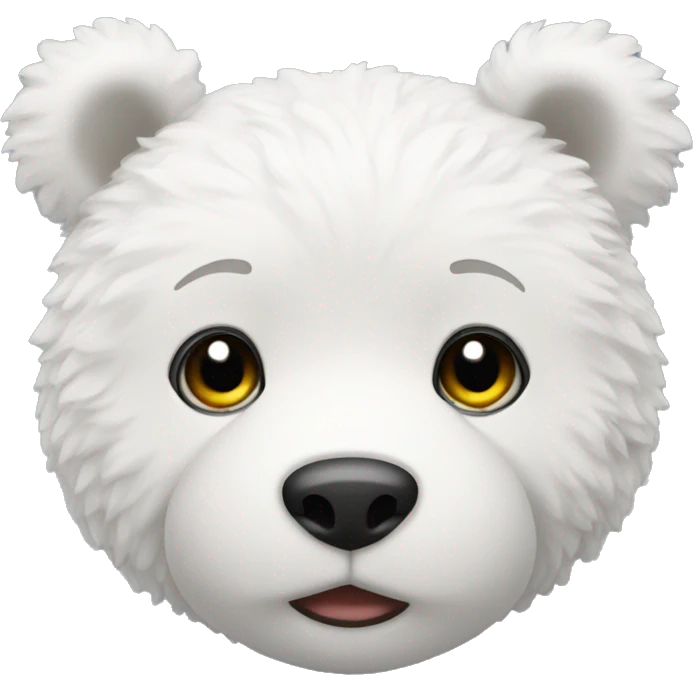 White Teddy  emoji
