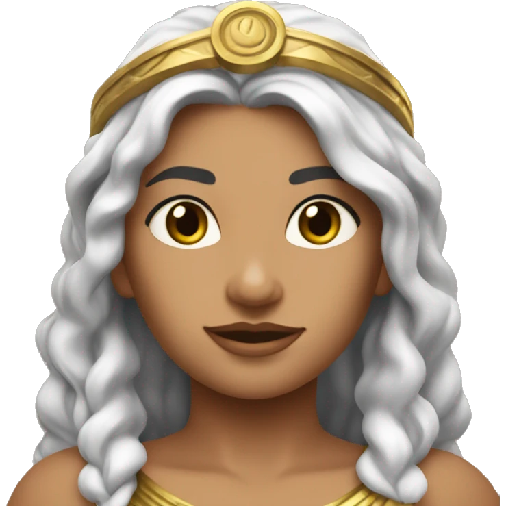 Greek goddess Artemis ￼ emoji