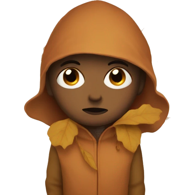 sad Autumn leaves emoji
