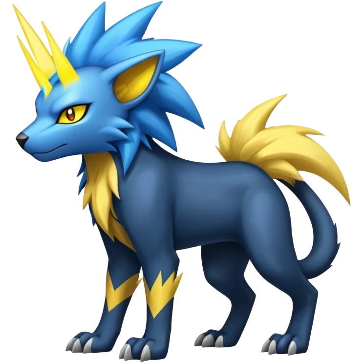 Manectric-Luxray-hybrid-creature emoji