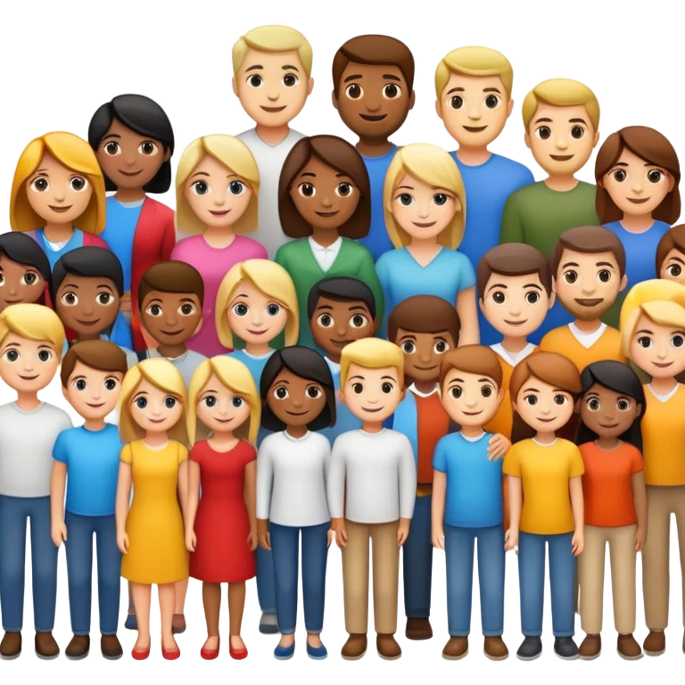 equidade e dimensionamento com pessoas emoji