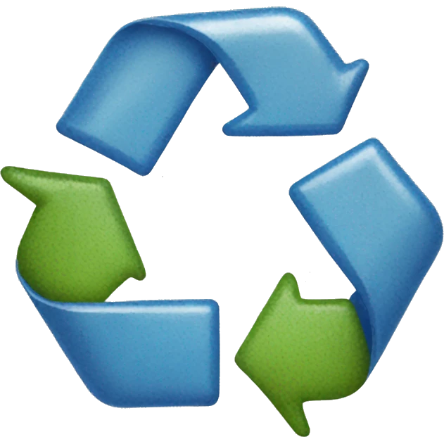 piece of recycled plastic emoji