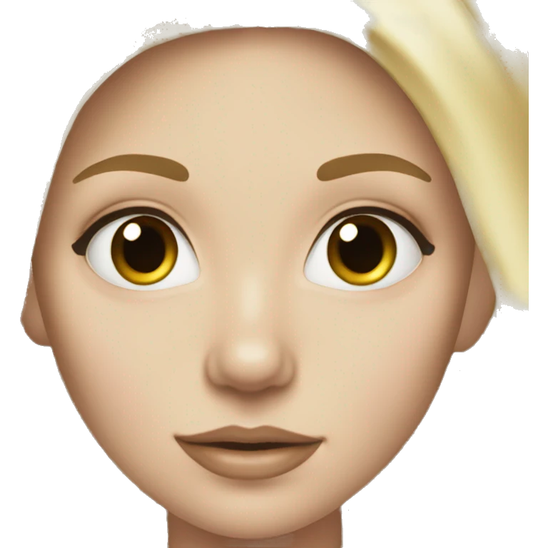 white girl blonde hair nose ring  emoji