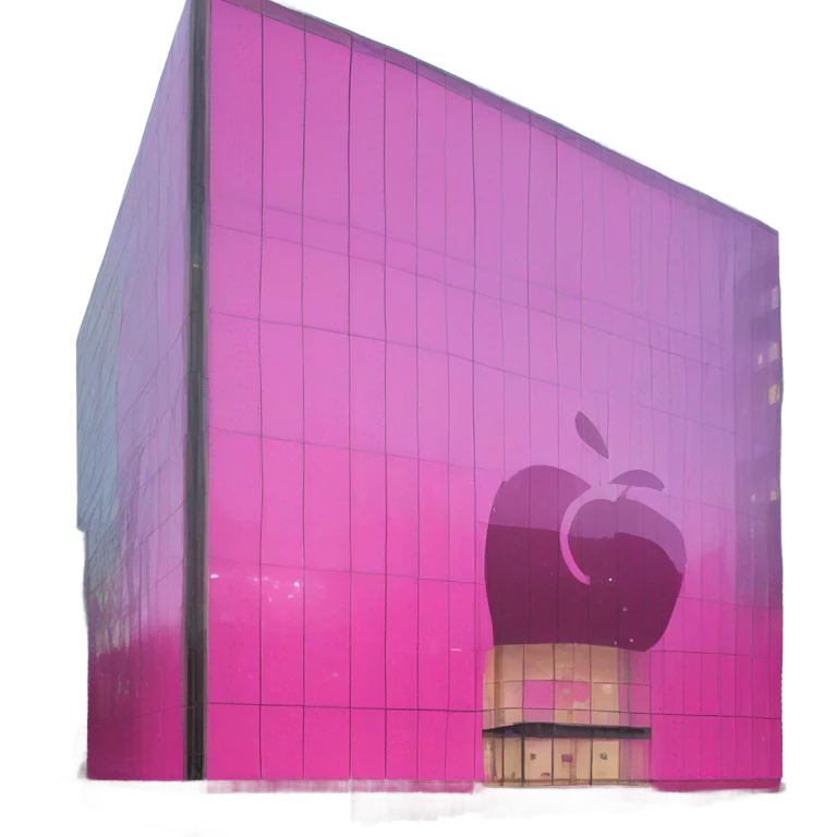 apple intensive pink color headquarters emoji