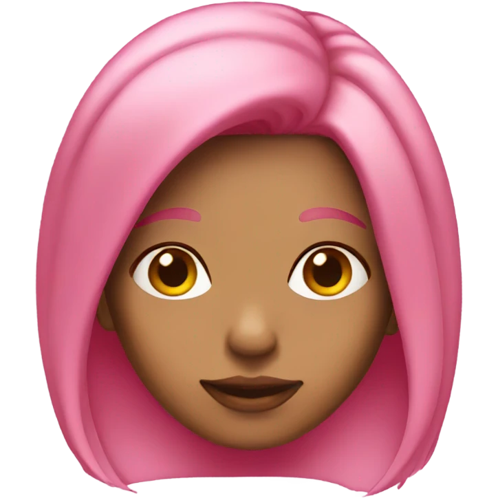 Girl wit pink hair emoji