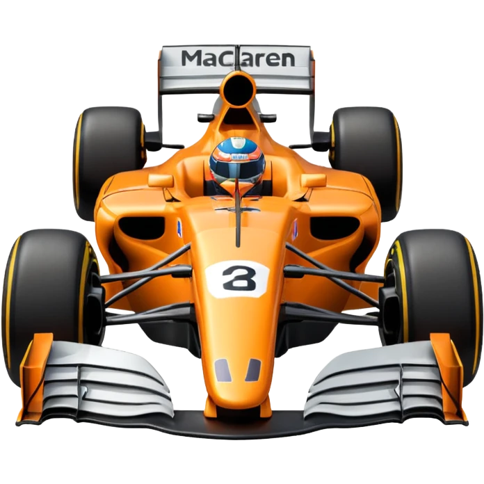 A McLaren formula one car emoji