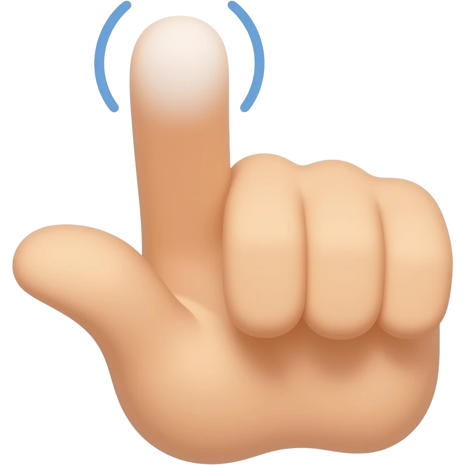 finger presses emoji