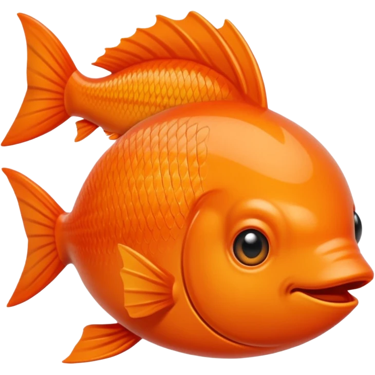 Poisson rouge simple emoji