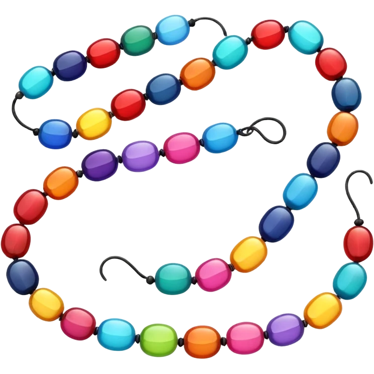 Colorful String Bead emoji