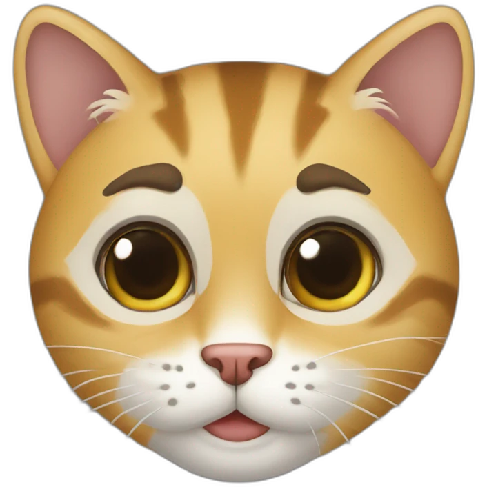 кошка бегает по дорожке emoji