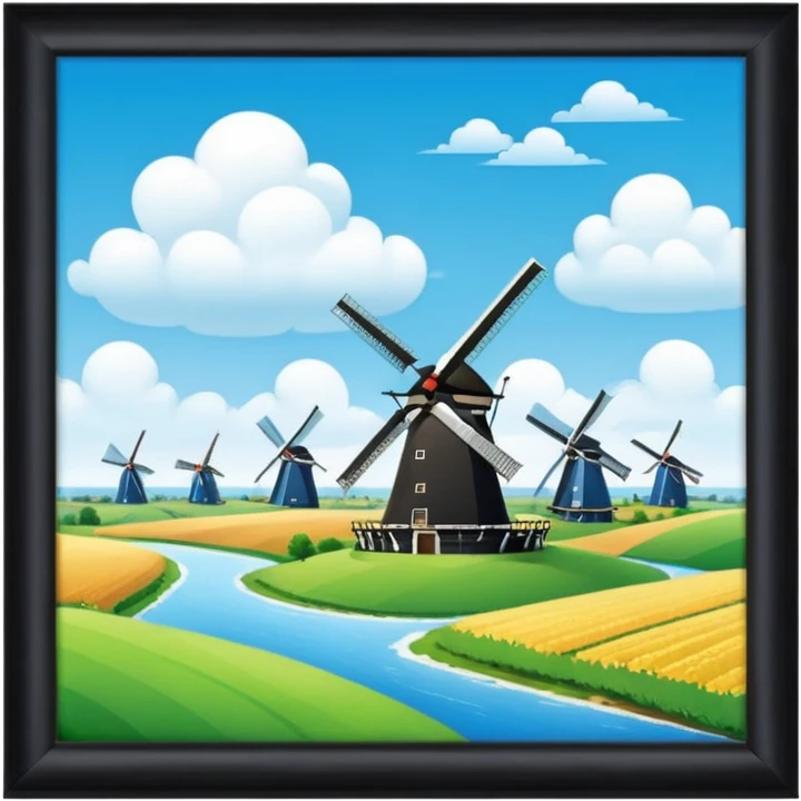 The Nederlands lands emoji