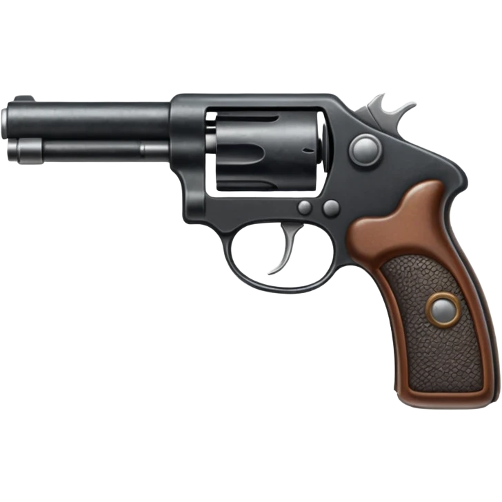 black leather gun emoji