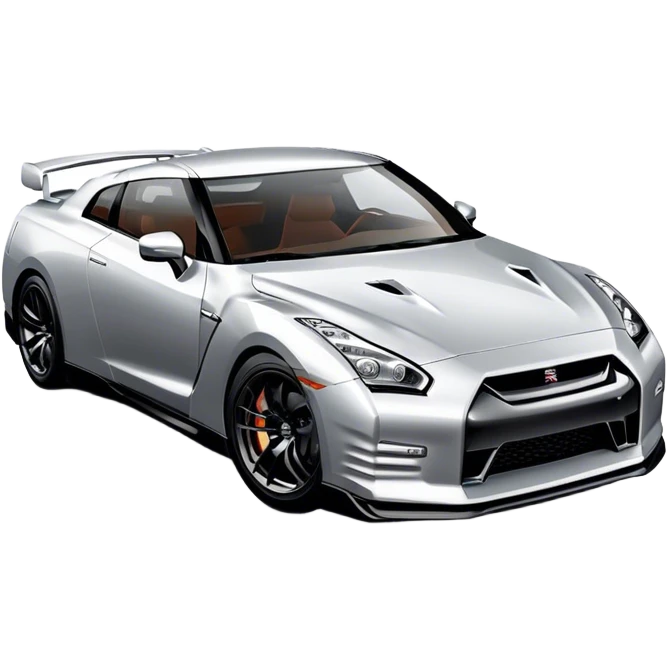 Nissan GT-R - Nissan (Model Year: 2022) (Iconic colour: Silver) emoji