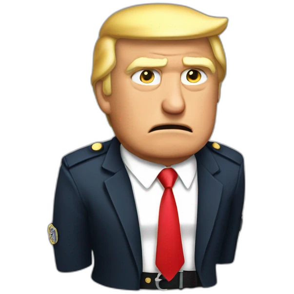 trump-in-handcuffs emoji