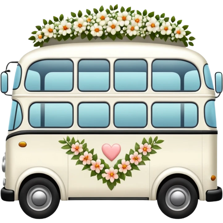 Wedding bus emoji
