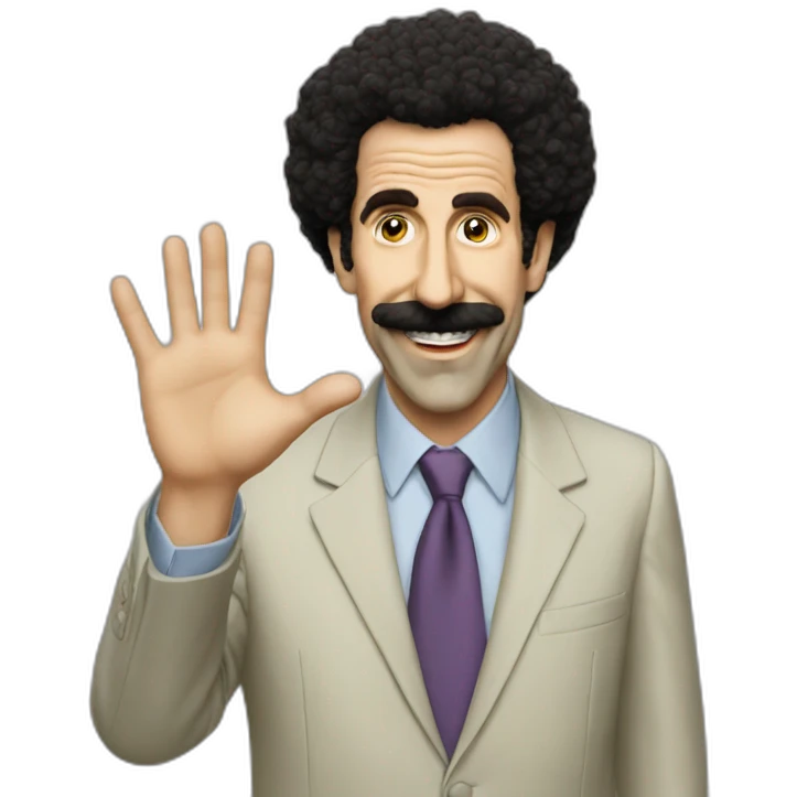 great success borat high five emoji