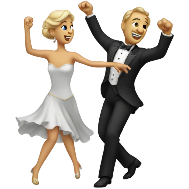 2 speakers dancing the waltz emoji
