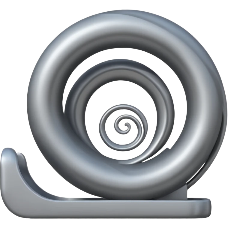 swirly grey slide emoji