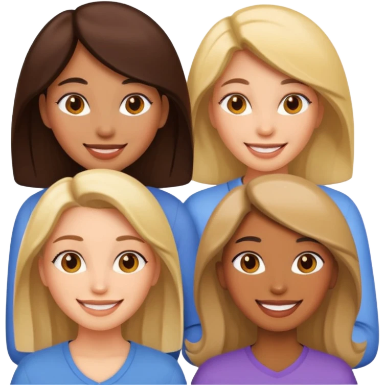 Four women emoji