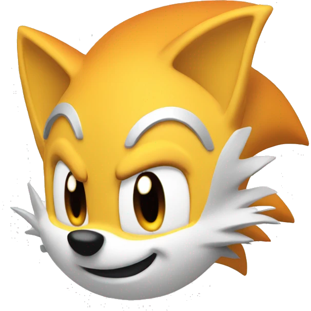 Tails sonic head emoji