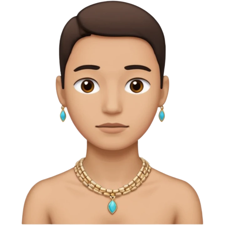 only neck is visible, head is cut off emoji