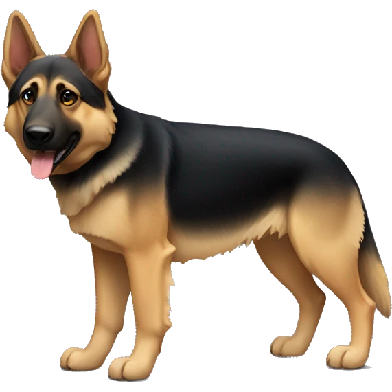 short leg german shepherd  emoji