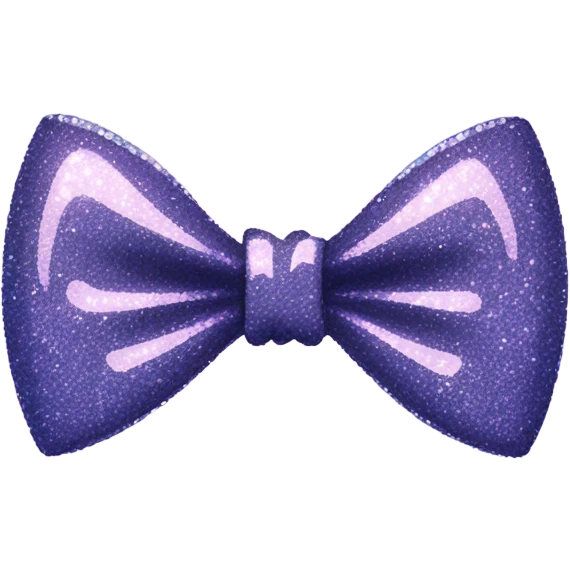 Bow with glitter emoji