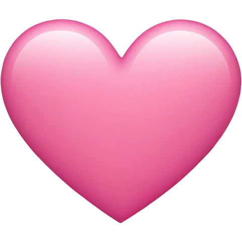 Pink heart  emoji