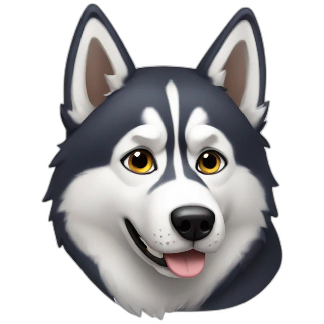 Husky emoji