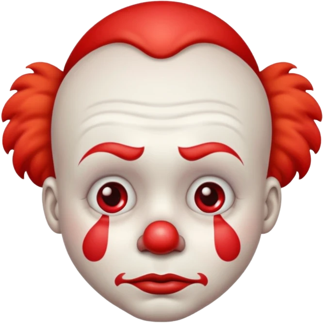 sad clown  emoji