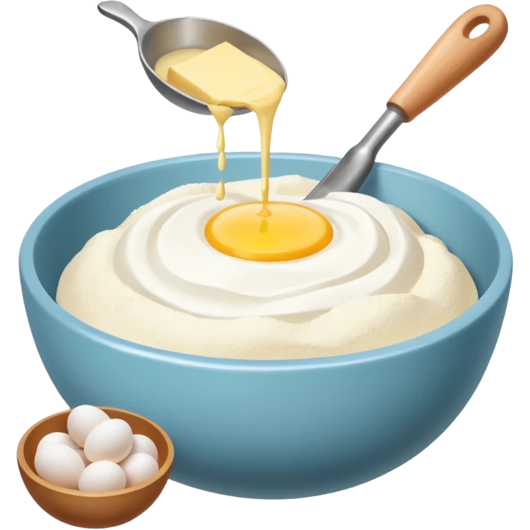 baking ingredients before preparation emoji