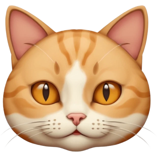 Cat that is laying on the floor and is dizzy emoji