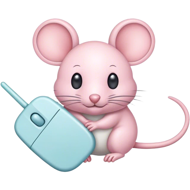 pastel mouse cursor emoji